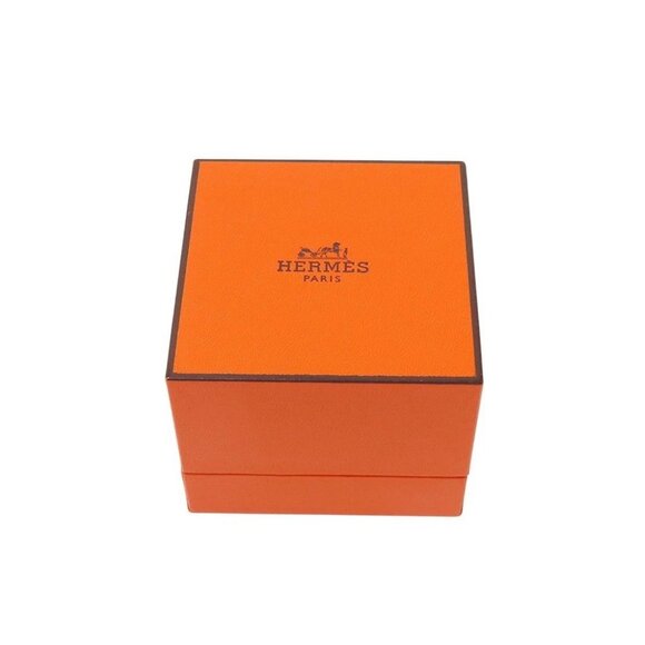 HERMES Gambade Clous de Sel Sellier Ring Size 52/#12 18K Pink Gold - Picture 9 of 11